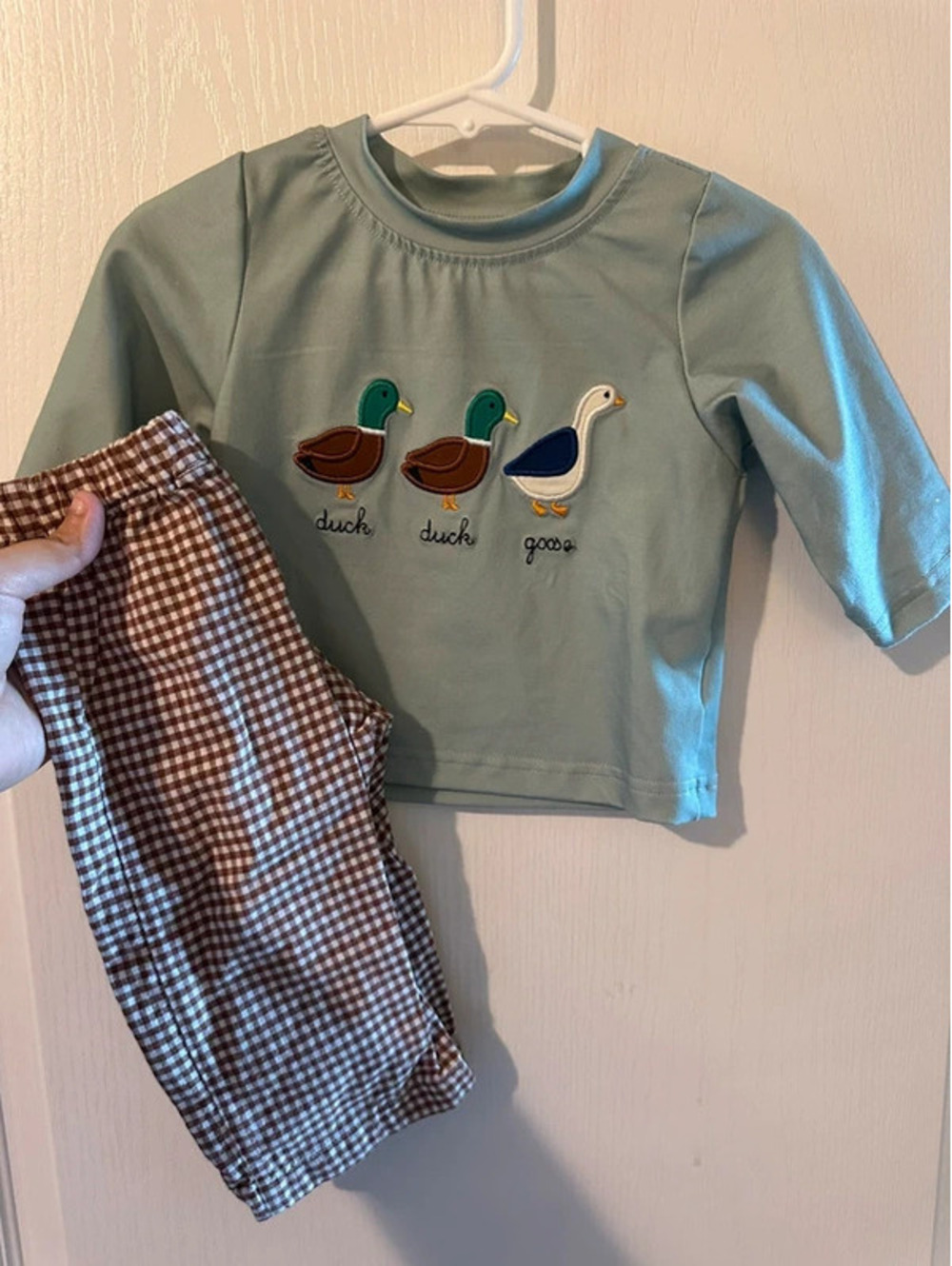 Boy's Goose Pants Set